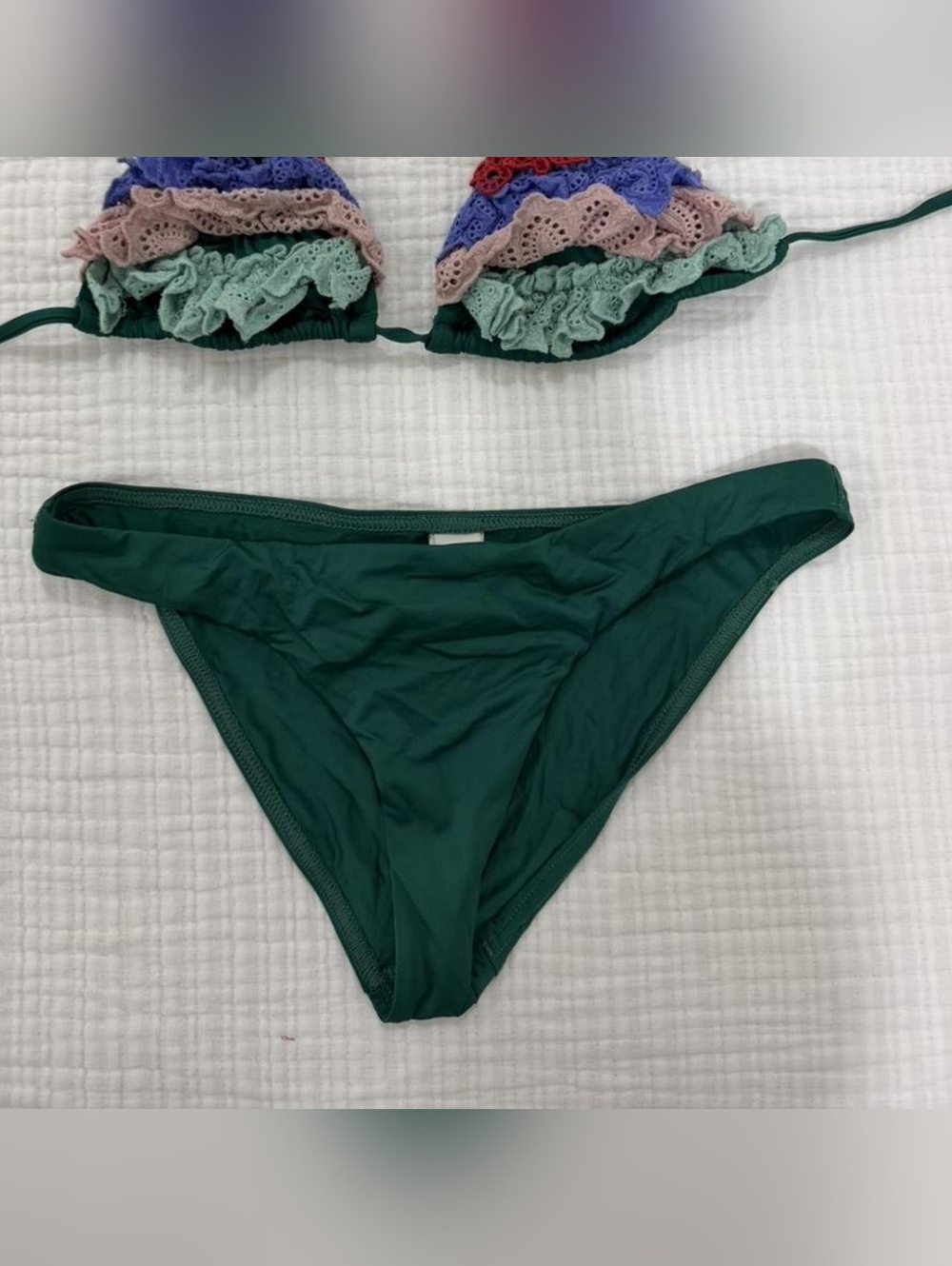 Zimmermann Women's Multi Ruffled Tie Bikini Set - Picture 2 of 7